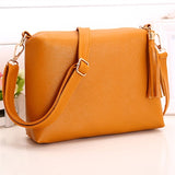 Designer Women Crossbody Bag Soft Pu Leather Shoulder Messenger Bag Purse Ladies Handbags Mart Lion Yellow  