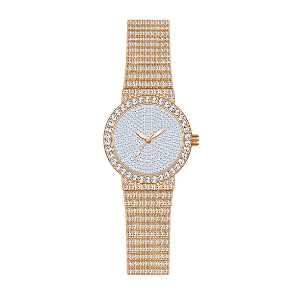  Rhinestone Diamond Women Watches Ladies Gold Watch Bracelet Female Relogio Feminino Mart Lion - Mart Lion