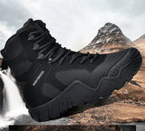 Camouflage Hiking Boots Men's Winter Walking Hiking Shoes Mountain Sport Trekking Sneakers Hunting Mart Lion   