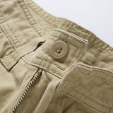 Men's Loose Cotton Cargo Shorts Summer Thin Breathable Soft Shorts Multi Pocket Zipper Pants Mart Lion   