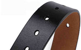  Cow Genuine Leather Luxury Strap Belts Men's Classice Pin Buckle Leather Belt Mart Lion - Mart Lion
