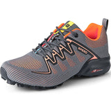 Men's Running shoes Outdoor Lightweight Air cushion Marathon Sneakers Jogging Training Travel Casual Sport Shoes Mart Lion K100 gray orange 39 