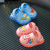  Kids Sandals for Girls Boys Cartoon Summer Children Garden Shoes Toddler Baby Slippers Soft Sole Anti-Slip Shoes Mart Lion - Mart Lion