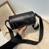 Korean Version Of Simple Soft Surface Magnanimous Broadband Chain Single Shoulder Crossbody Small Cylind Mart Lion   