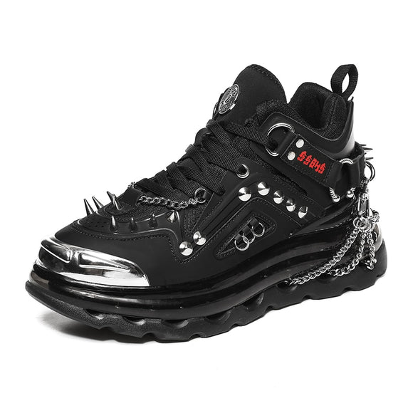 Brand Platform Shoes Men's Sneakers Designers Sneakers Thick Soled Running Mart Lion Black 39 
