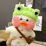Kawaii Cartoon LaLafanfan 30cm Cafe Duck Plush Toy Stuffed Soft Kawaii Duck Doll Animal Pillow Kids Children Mart Lion 25  