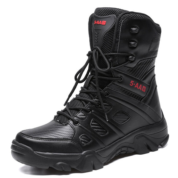 Men's Tactical Boots Waterproof Special Force Military Shoes Combat Tactical Sneakers Mart Lion   
