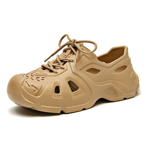 Summer Men's Slippers Platform Outdoor Sandals Clogs Beach Slippers Flip Flops Indoor Home Slides Casual Shoes Mart Lion Khaki 39 