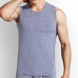  Men's Fitness Gyms Tank Top Men's Fitness Sleeveless Shirt Summer Breathable Sports Vest Undershirt Running Vest Mart Lion - Mart Lion