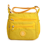 Handbags Nylon Women Single Shoulder Shell Bags Ladies Crossbody Bags Designer Travel Shopper Bags sac a main femme Mart Lion Yellow  