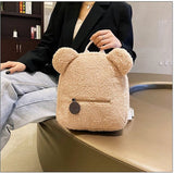  Bear Backpacks Portable Children Travel Shopping Rucksacks Women Cute Bear Shaped Shoulder Mart Lion - Mart Lion