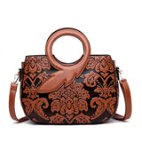  Women Designer Shoulder Bags Classic Chinese Style Luxury Handbags Female Casual Genuine Leather Totes Bags Mart Lion - Mart Lion
