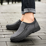  Walking Shoes Men's Handmade Retro Men's Casual Loafers Slip on Sneakers Mart Lion - Mart Lion