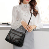 Designer Women Crossbody Bag Soft Pu Leather Shoulder Messenger Bag Purse Ladies Handbags Mart Lion   