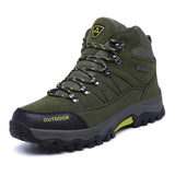  Winter Men's Hiking Shoes Waterproof Outdoor Boots Trekking Sport High Top Mountain Climbing Fishing Sneaker Mart Lion - Mart Lion