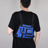 Functional Tactical Chest Bag Men's Bullet Hip Hop Vest Streetwear Bag Waist Pack Male Black Chest Rig Bag Mart Lion   
