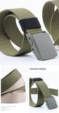 Automatic Buckle Nylon Belt Men's Army Tactical Belt Military Waist Canvas Belts Cummerbunds Strap Mart Lion   