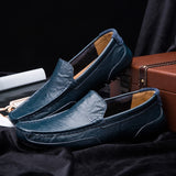 Genuine Leather Shoes Men's Casual Drive Shoes Men's Loafers Mart Lion   