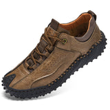 Leather Casual Shoes Breathable Sneakers Driving Loafers Moccasins