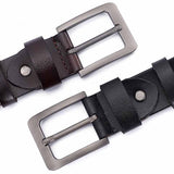 130 140 150 160 170cm Belt Men's Genuine Leather Strap Luxury Pin Buckle Belts Cummerbunds Ceinture Homme Mart Lion   