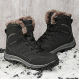 Winter Boots High Altitude Hiking Shoes Outdoor Field Training Boots High-Top Men's Climbing Snow Shoes Mart Lion   