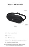 Outdoor men's Belt Pouch Sports handbag Casual Cycling Small Waist Pack Crossbody Bag Shoulder Bag Crossbody Ches Mart Lion   