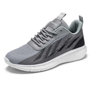 Leisure Sports Shoes Vulcanized Men's Rubber Soles Brand Driving Mesh Breathable and Anti Slip Casual Mart Lion Gray 40 