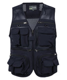 Men's Vest Tactical Webbed Gear Coat Summer Photographer Waistcoat Tool Many Pocket Mesh Work Sleeveless Jacket Male Mart Lion   