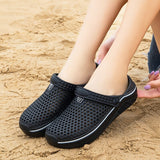 Summer Slippers Men's Women Beach Sandals Outdoor Comfy Clogs Shoes Flip Flops Mart Lion   