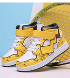 New Fashion Yellow Boys Skateboard Shoes Girls High Top Wear-resisting Sneakers for Kids Winter Basketball Shoes Basket Enfant  MartLion