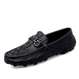 Men's Loafers Genuine Leather Driving Shoes Casual Brand Loafer Casual Tassel Slip on Moccasins Mart Lion Black 2 38 