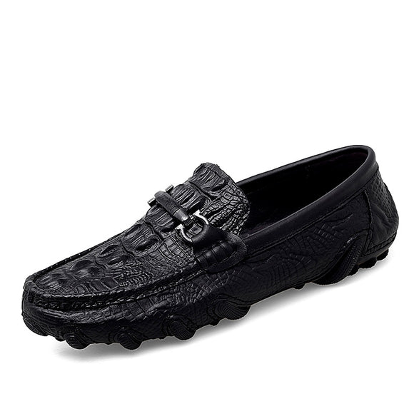  Men's Loafers Genuine Leather Driving Shoes Casual Brand Loafer Casual Tassel Slip on Moccasins Mart Lion - Mart Lion