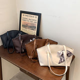 ladies hand bags retro killer bag large capacity pu leather shoulder bag Mart Lion   