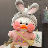 Kawaii Cartoon LaLafanfan 30cm Cafe Duck Plush Toy Stuffed Soft Kawaii Duck Doll Animal Pillow Kids Children Mart Lion 9  