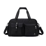Women Handbag Multi-Function Travel Bags Casual Sport Capacity Shoulder Crossbody Luggage Bag Mart Lion Black  