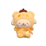 12cm Sanrio Cartoon Plush Toy Kawali Kuromi Hello Kitty My Melody Cinnamoroll Soft Stuffed Doll Pendant Toys Kids Xmas Mart Lion 12CM J 