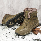 Winter Boots High Altitude Hiking Shoes Outdoor Field Training Boots High-Top Men's Climbing Snow Shoes Mart Lion   