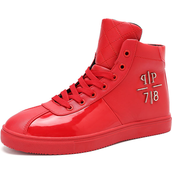 Red Brand Superstar Shoes Men's Luxury Designer Black Sneakers Street High top Skateboard Flats Mart Lion redB03 39 China