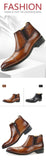 Zapatos Genuine Leather Boots Simple style luxury designer shoes dress outdoor Place Social Casual zipper is flexible Mart Lion   