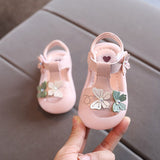 Summer Baby Sandals for Girls Boys Soft Bottom Cloth Children Little Kids Beach Toddler Shoes Mart Lion pink 15 
