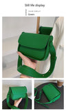 Retro Casual Women Tote Shoulder Bag Texture Versatile Crossbody Bags PU Leather Buckle Handbags Luxury Designer Mart Lion   