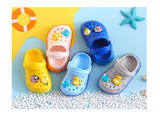 Cartoon Pattern Hole Shoes Children Slippers Boys and Girls Anti Slip Soft Sole Indoor Anti Collision Baby Sandals  Mart Lion