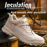 Safety Protective Shoes Sports Soft Breathable Anti-static Insulation Work Boots Protective