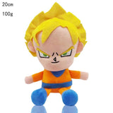 20cm Anime Dragon Ball Z Stuffed Plush Toys Saiyan Guko Piccolo Vegeta Majin Buu Goten Figurine Doll Kids Mart Lion 20CM A 