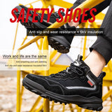 Safety Protective Shoes Sports Soft Breathable Anti-static Insulation Work Boots Protective Mart Lion   