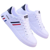 White Vulcanized Sneakers Boys Flat Shoes Men's Autumn sneakers Canvas Sneakers Mart Lion   