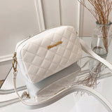 Women Luxury Handbags Embroidered Bag Female Leisure Shoulder Messenger  Mobile Phone Bag Mart Lion 100-white-letter  