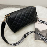 Women Luxury Handbags Embroidered Bag Female Leisure Shoulder Messenger  Mobile Phone Bag Mart Lion 247-Black-Lingge  