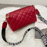 Women Luxury Handbags Embroidered Bag Female Leisure Shoulder Messenger  Mobile Phone Bag Mart Lion 247-Red-Lingge  