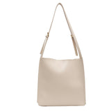 Women Tote Bag Shoulder Leather Handbag Designer Luxury Totes Large Capacity Solid Color Shopper Bag Women Bolsos Mart Lion Bright White China 